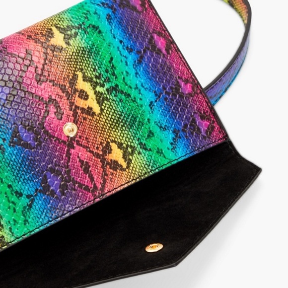 JustFab Flap multicolored Fannypack, NWT - Picture 5 of 8